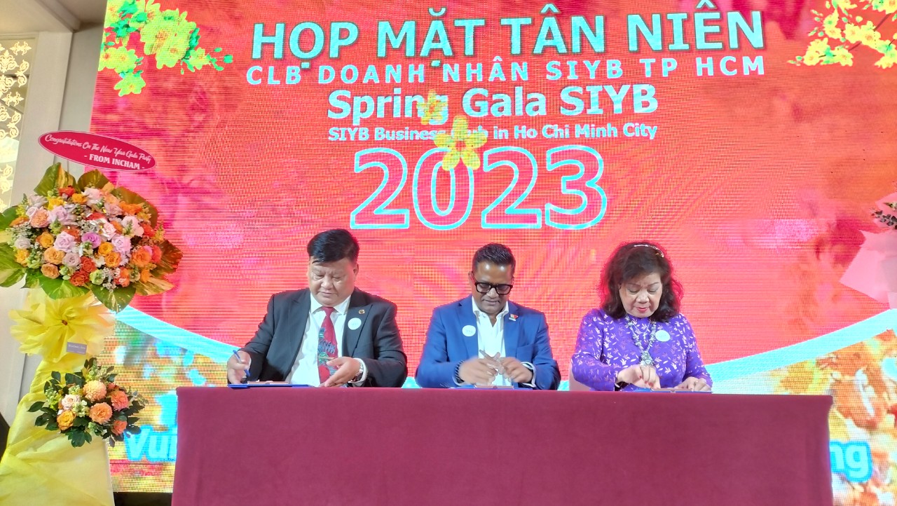 SIYB Gala Dinner with MOU signing with INCHAM