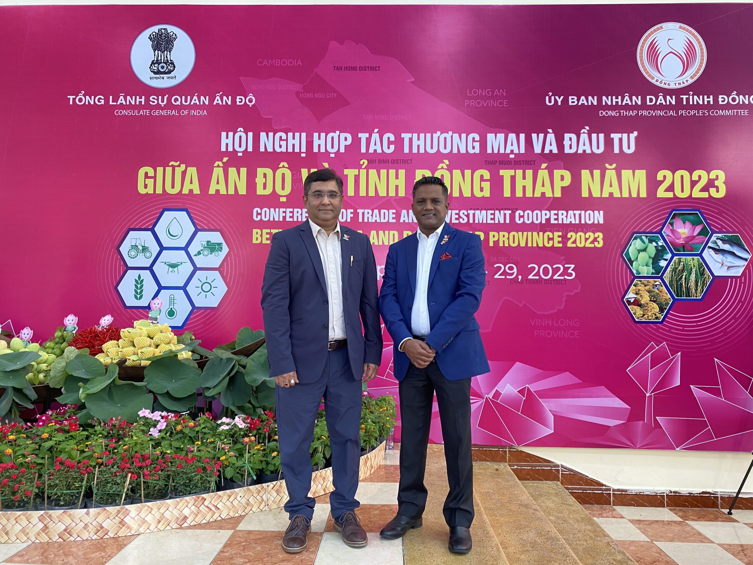 CONFERENCE OF TRADE AND INVESTMENT CORPORATION BETWEEN INDIA AND DONG THAP PROVINCE 2023