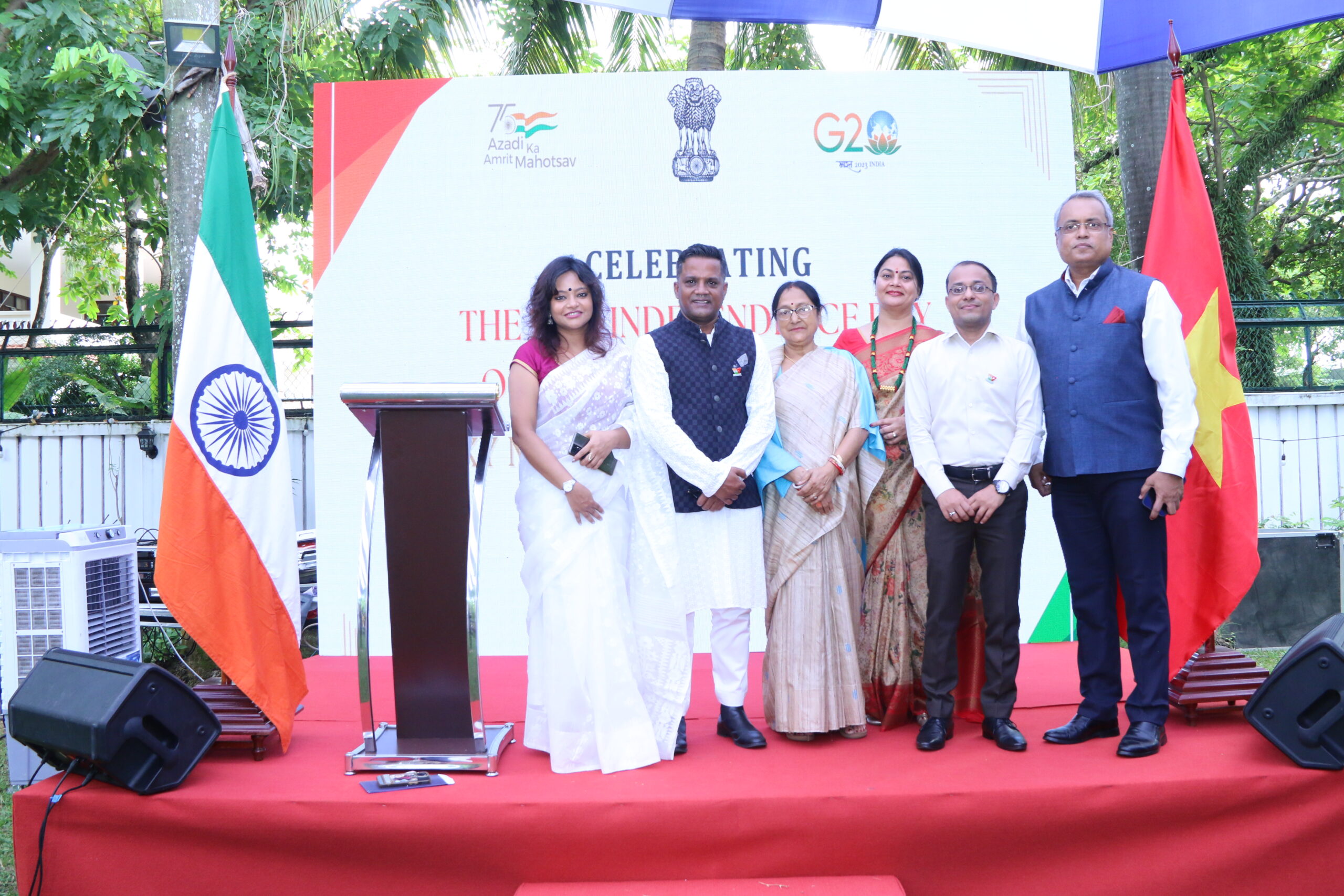 Flag Hoisting Ceremony To Mark The 77th Independence Day Of India