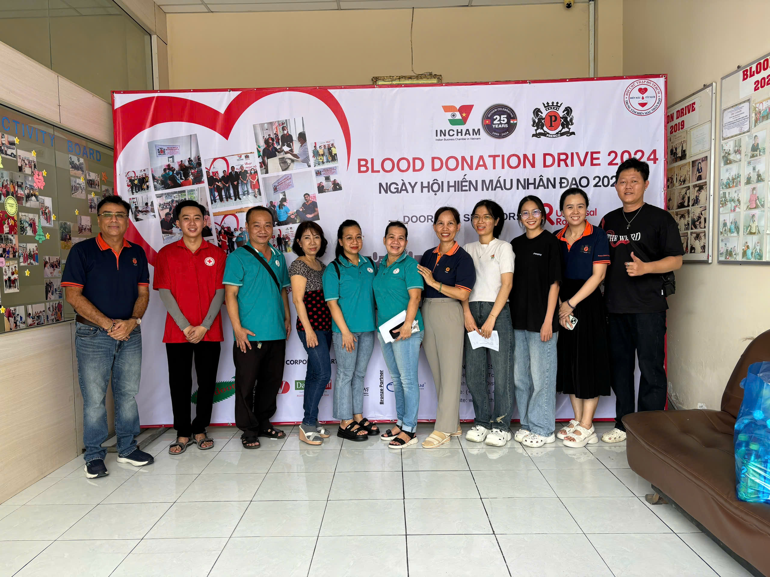 Blood Donation Drive 2024 at Premco Global Vietnam on September 20th, 2024